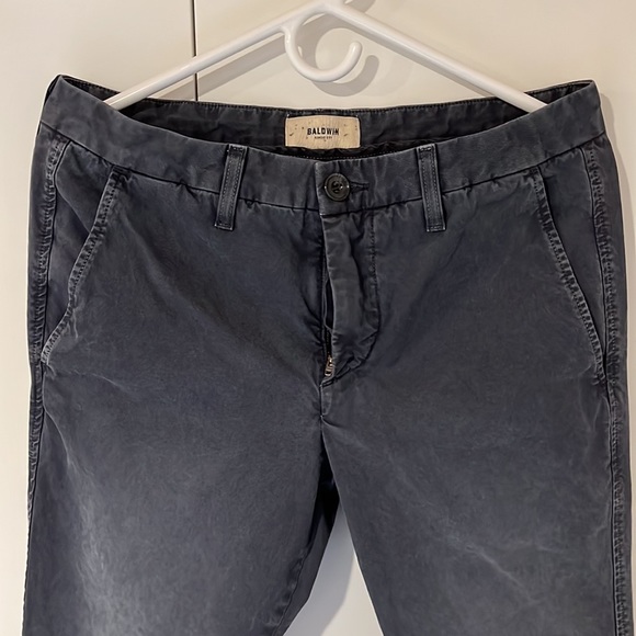 Baldwin Denim Washed Blue Chinos - Picture 2 of 9